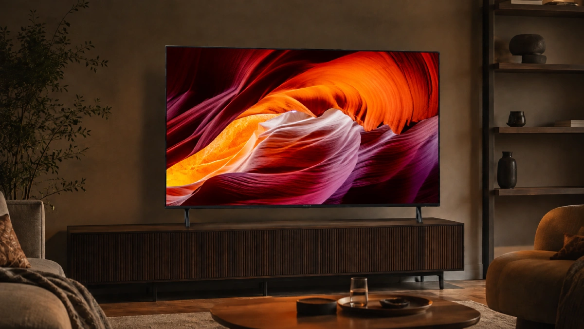 Televizor LG OLED 55B53LA de 139 cm într-un living modern