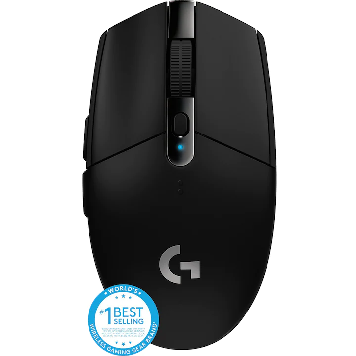 Mouse gaming wireless Logitech G305 Lightspeed, culoare neagră