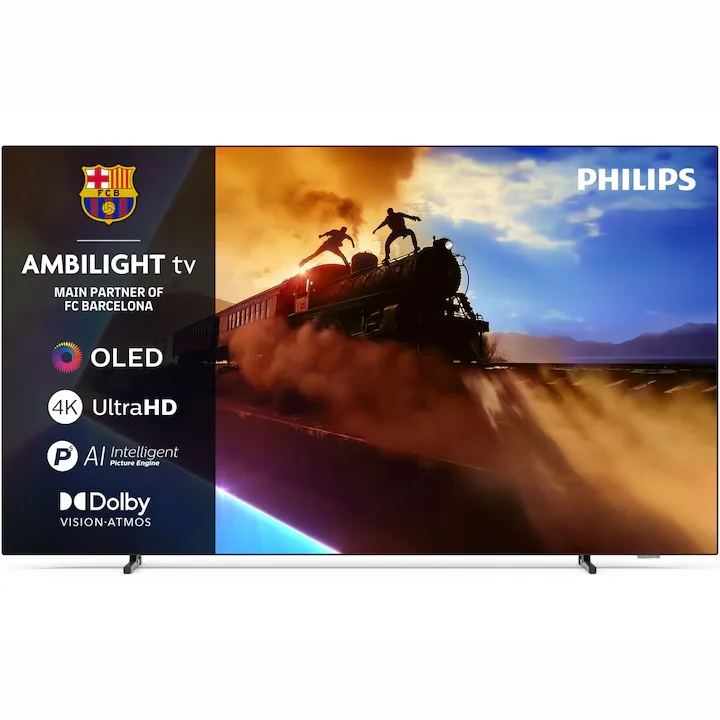 Televizor Philips OLED 55OLED770 de 139 cm cu tehnologie Ambilight