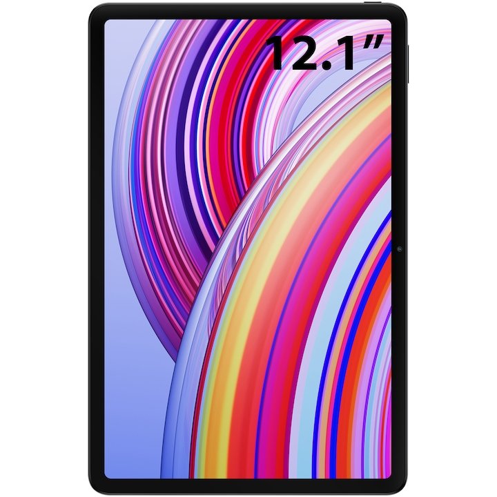 Redmi Pad Pro 12,1″ 5G în varianta Graphite Grey, vedere frontală