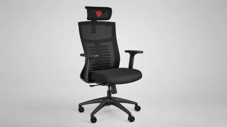 Scaun gaming Genesis ASTAT 200 G2, negru, cu spătar din mesh, tetieră și brațe reglabile