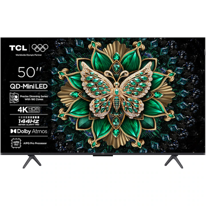 Televizor TCL QD-MiniLED 50C6K de 126 cm