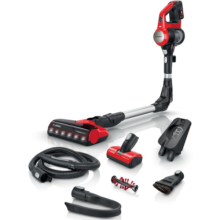Aspirator vertical fără fir Bosch Unlimited 7 ProAnimal BBS711ANM cu accesorii