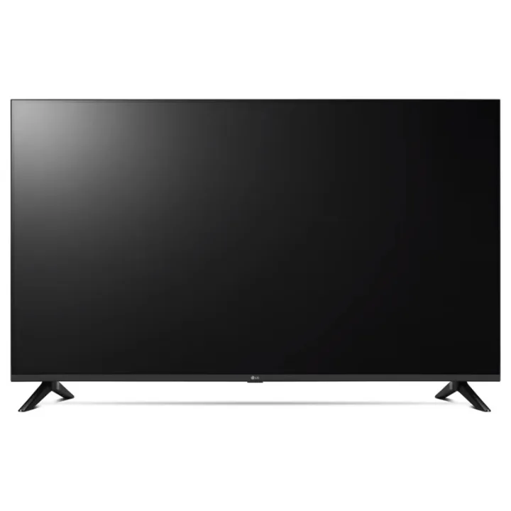 LG LED 50UA73003LA, televizor de 126 cm pe două picioare, văzut din față