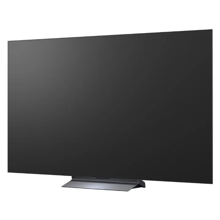 Televizor LG OLED evo din seria C6, de 163 cm, cu ecranul stins