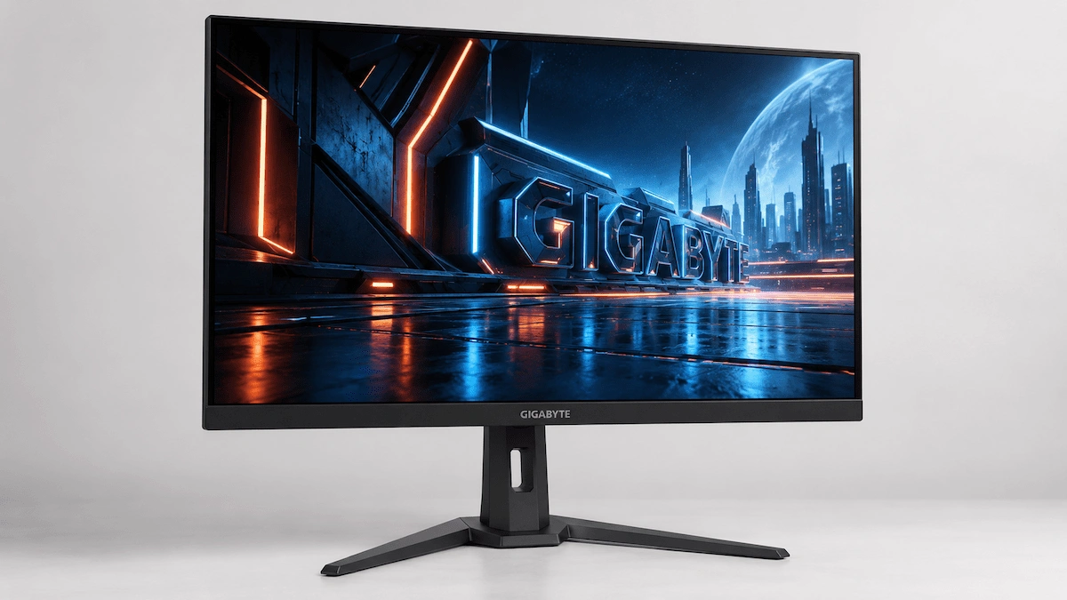 Monitor Gigabyte MO27Q2A, OLED, 27 inch, pe fundal neutru