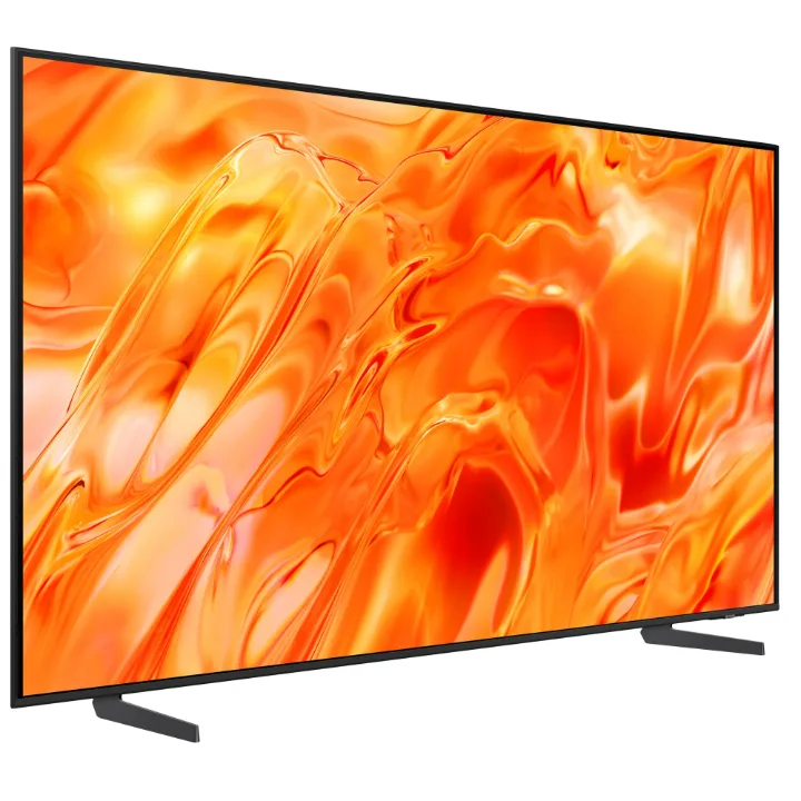 Televizor Samsung Neo QLED 55QN70H de 138 cm (55 inch), văzut din lateral, pe picioarele originale