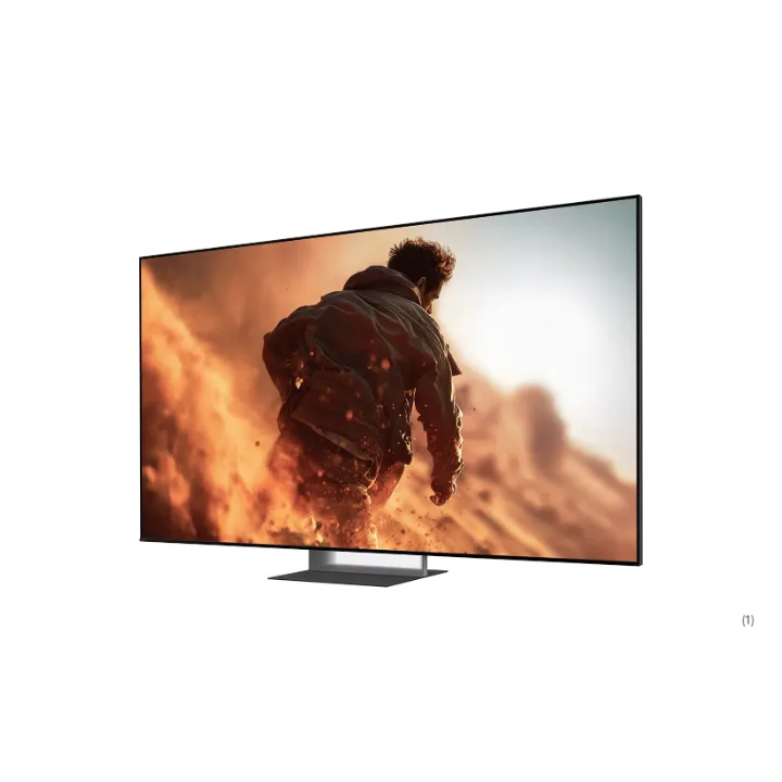 Televizor Sony BRAVIA 7 II văzut din lateral, pe suport central