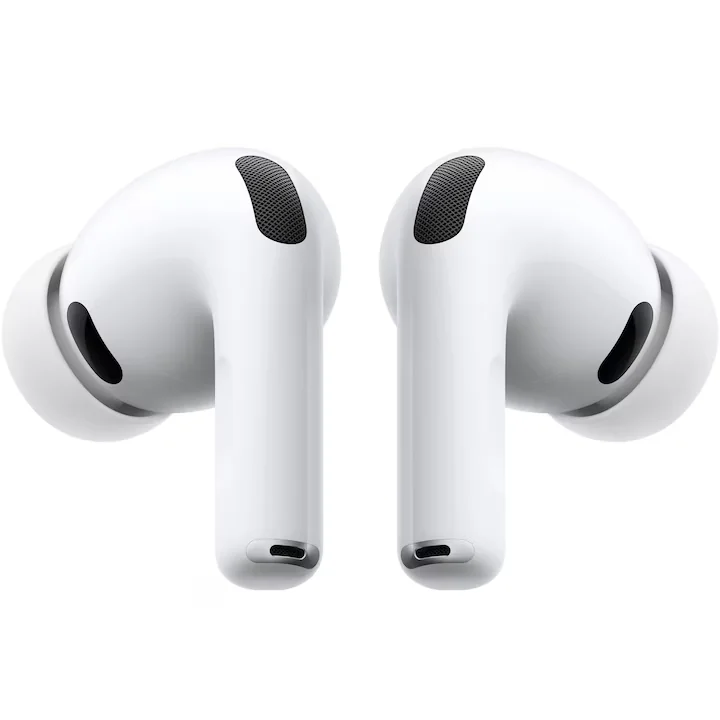 Căști true wireless Apple AirPods Pro 3, pereche văzută din față