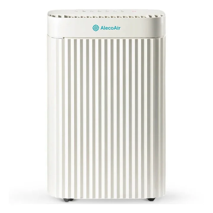 Dezumidificator AlecoAir D25 ARIO alb, văzut din față