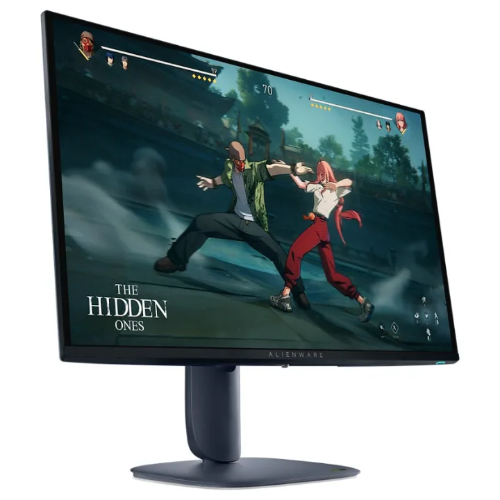 Monitor Alienware AW2725D de 27 inch, QD-OLED, văzut din față
