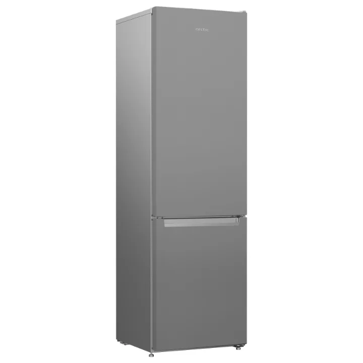 Combină frigorifică Arctic AK54305M40S argintie, îngustă