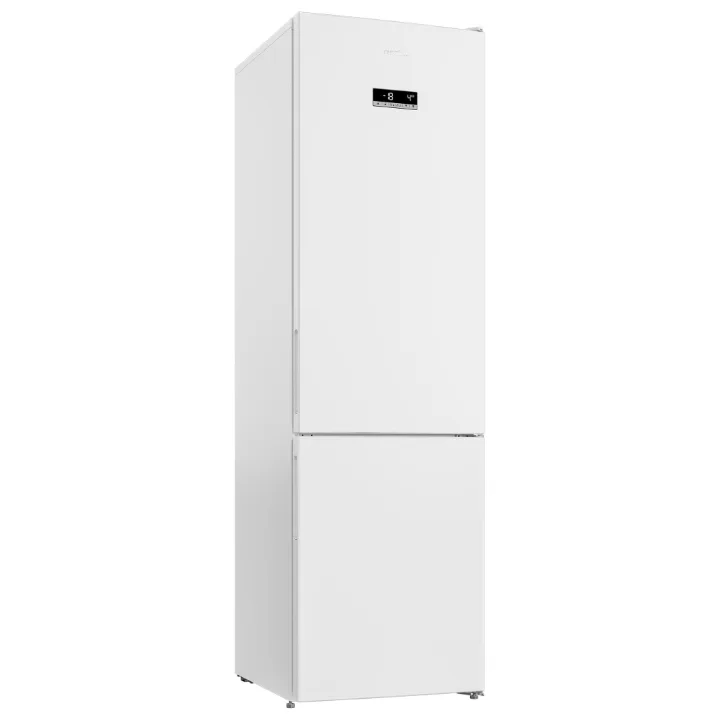 Combină frigorifică Arctic AK60406E40NFW albă, cu afișaj pe ușă