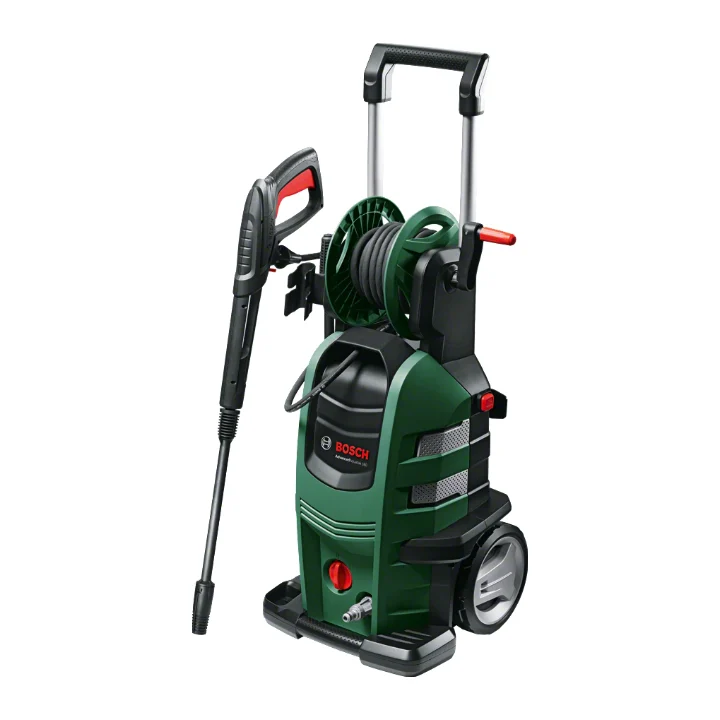 Bosch AdvancedAquatak 160, aparat de spălat cu presiune verde, cu tambur de furtun