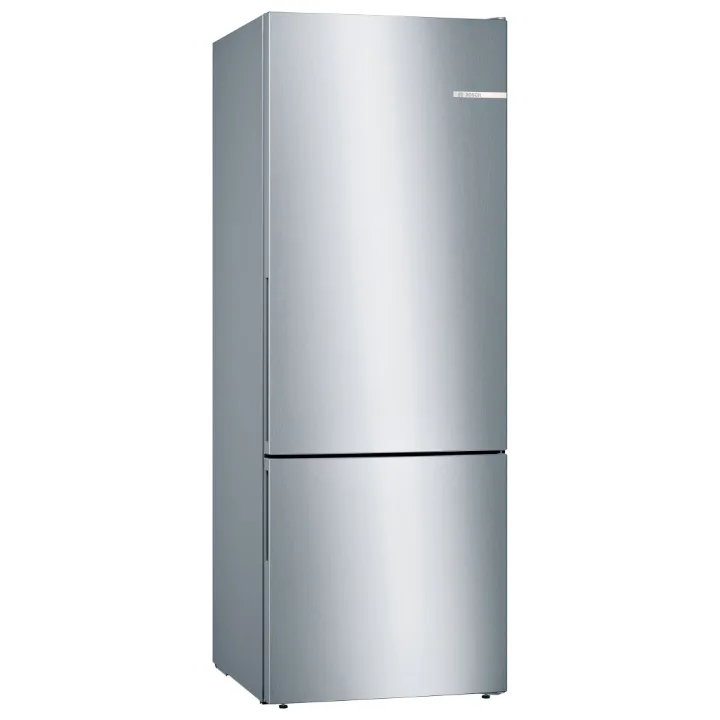 Combină frigorifică Bosch KGV58VLEAS argintie, lată de 70 cm