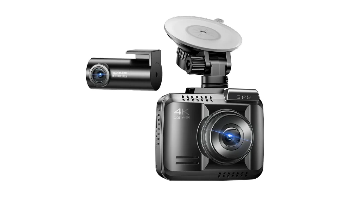 Set cameră auto AZDOME GS63 Pro cu cameră de lunetă