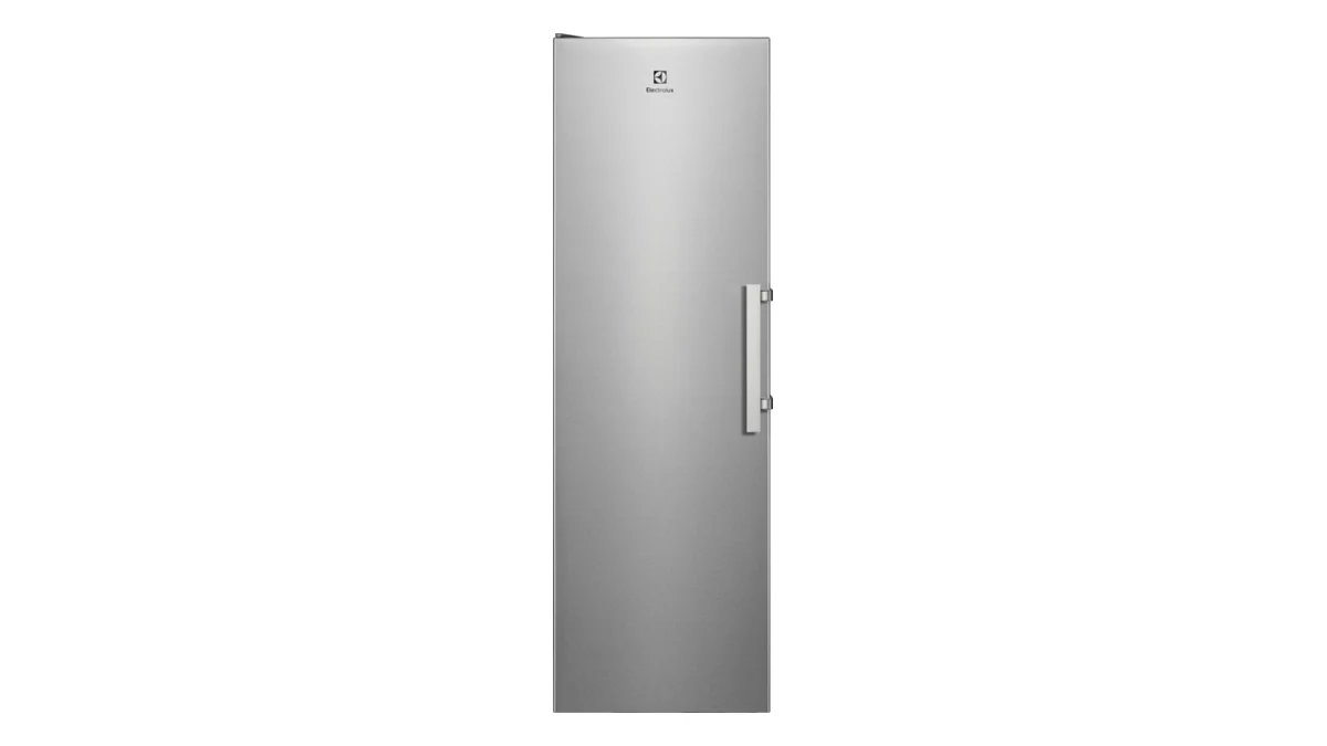 Congelator vertical Electrolux LUS7ME28X inox, văzut din față
