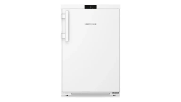 Congelator mic Liebherr Fd 1404 alb, de 85 cm, văzut din față