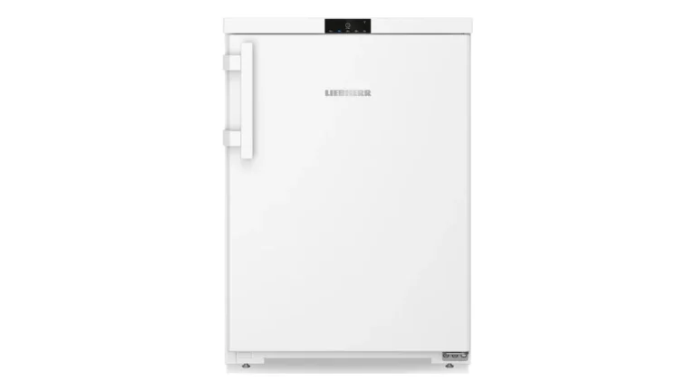 Congelator mic Liebherr FNdi 1624 alb, de 85 cm, văzut din față