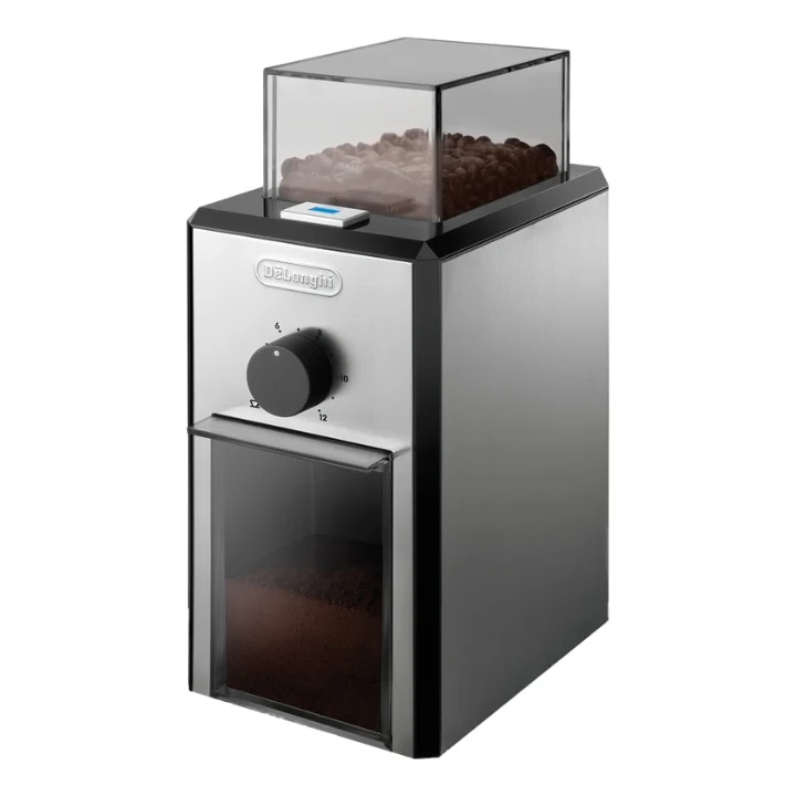 De'Longhi KG 89, râșniță de cafea din inox cu negru