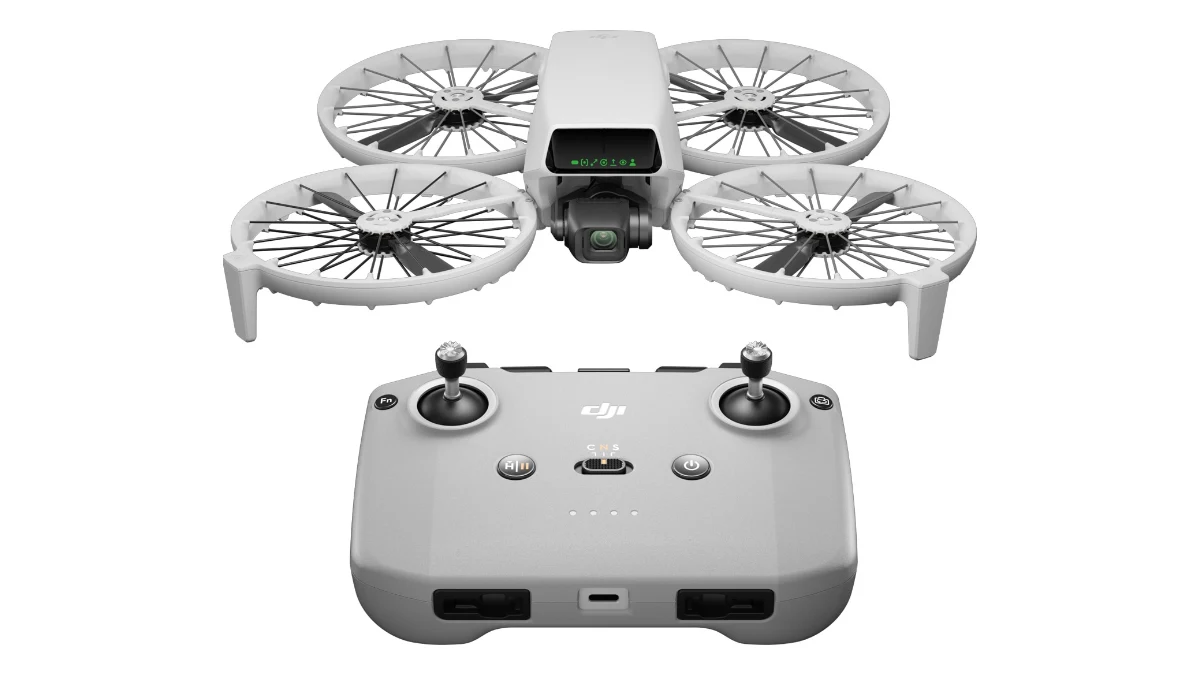 Drona DJI Flip cu telecomanda DJI RC-N3