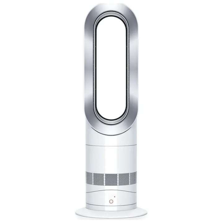 Ventilator și aerotermă Dyson Hot+Cool AM09, alb cu argintiu, fără palete