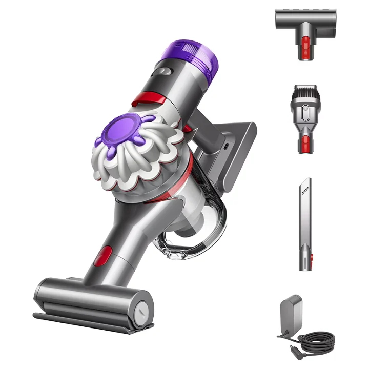 Aspiratorul de mână Dyson V8 Car+Boat argintiu, cu accesoriile