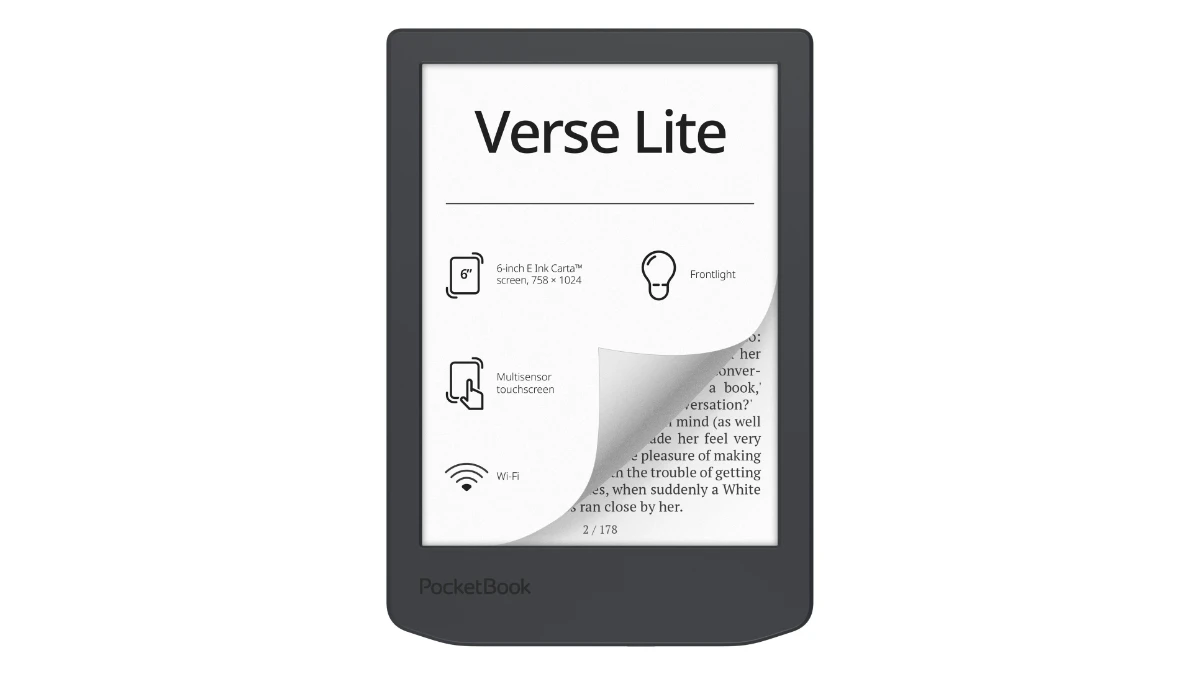 E-book reader PocketBook Verse Lite, ecran de 6 inch