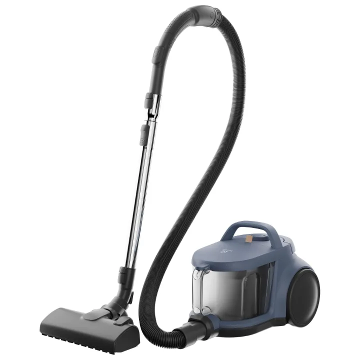 Aspiratorul fără sac Electrolux 500 EL51C1LDB, albastru denim, cu tub și perie