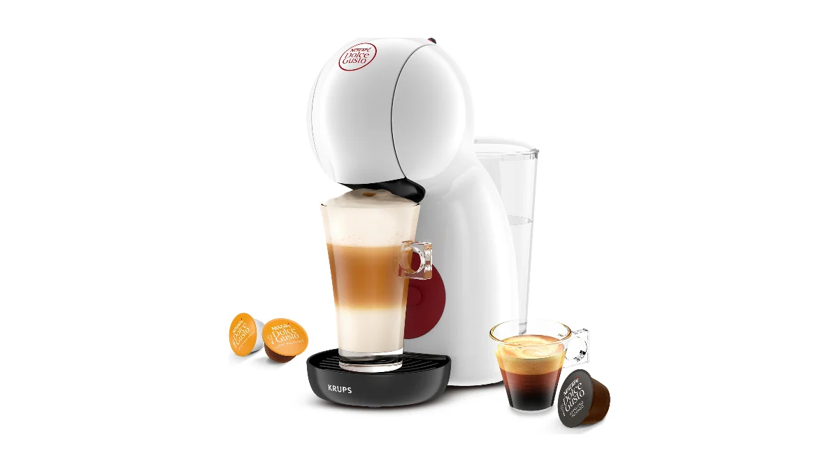 Espressor Krups NESCAFÉ Dolce Gusto Piccolo XS KP1A3110, alb și roșu
