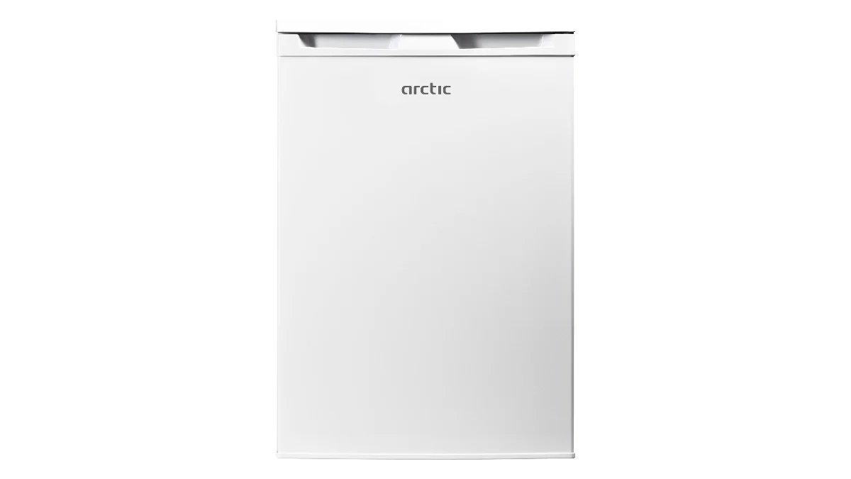 Frigider mic Arctic AF125M40W alb, cu o ușă, văzut din față