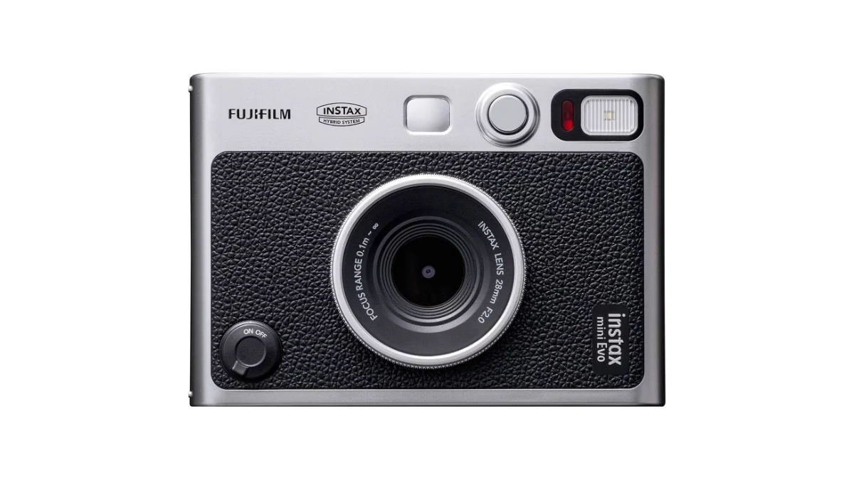 Aparatul foto instant hibrid Fujifilm Instax Mini Evo, negru