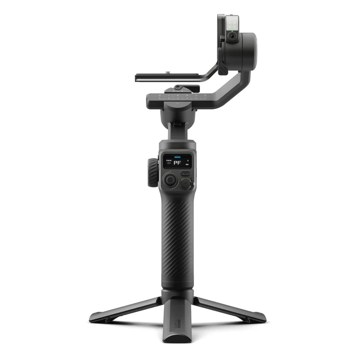 Gimbalul GoPro Fluid Pro AI, negru, pe baza de trepied