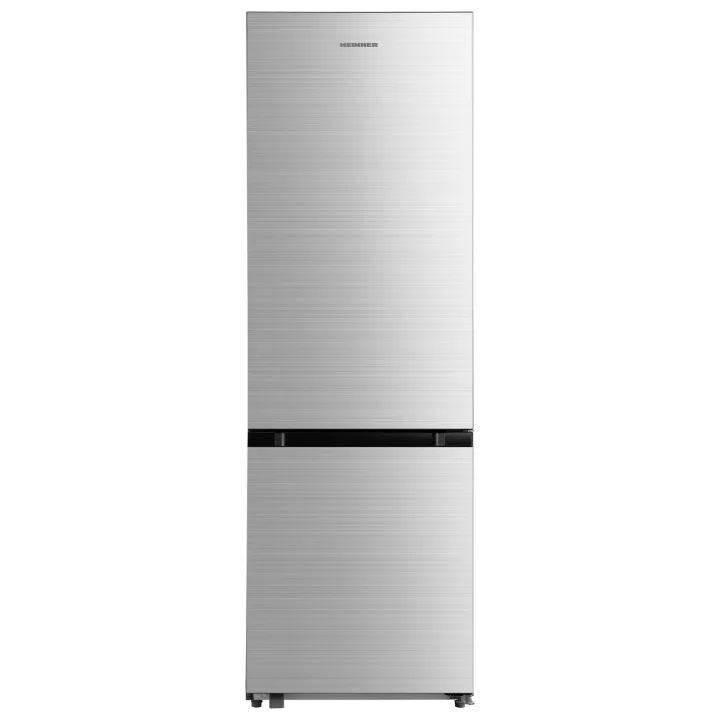 Combină frigorifică Heinner HCNF-M330INVSE++ argintie, No Frost