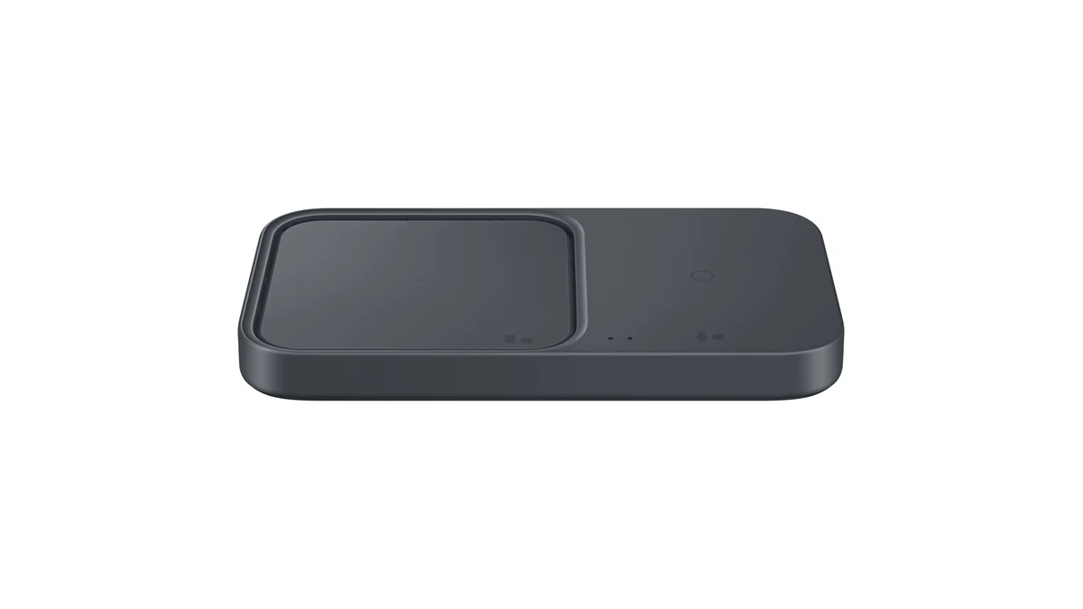 Încărcător wireless Samsung Duo, negru, cu două locuri de încărcare