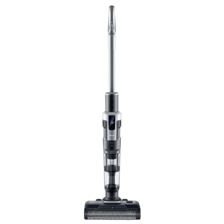 Aspirator vertical cu spălare JIMMY HW9 Pro negru cu gri, pe fundal alb