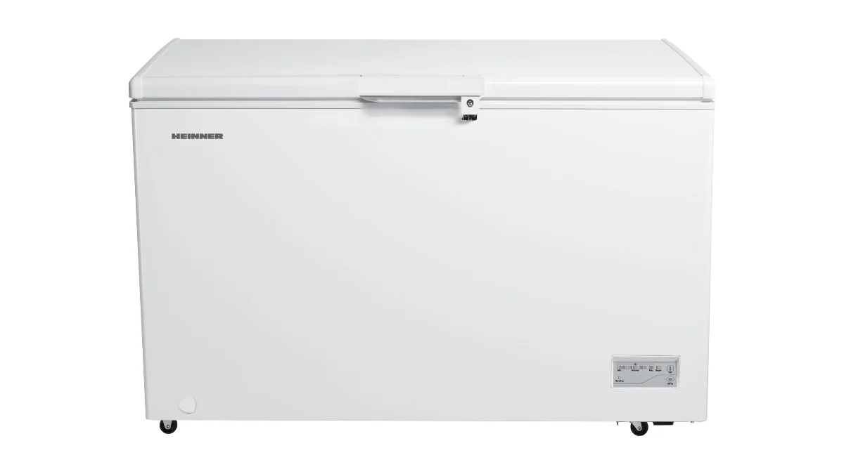 Ladă frigorifică Heinner HCF-HM371CE++, 371 l, albă