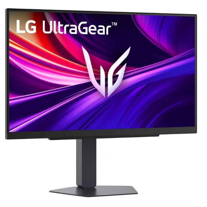 Monitor LG UltraGear 27G810A-B de 27 inch, negru, văzut din față