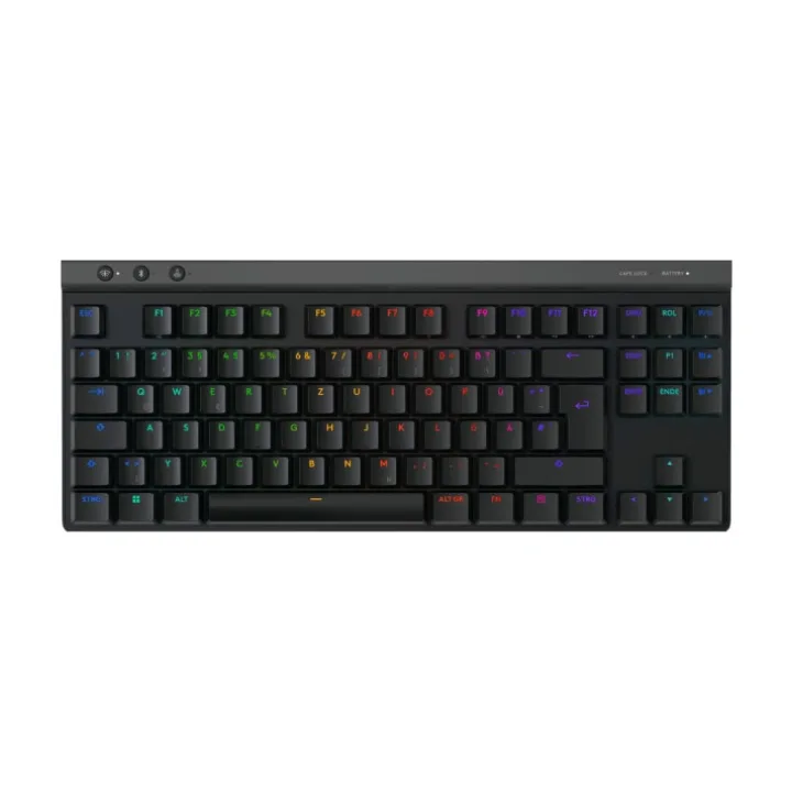 Tastatura de gaming Logitech G515 Lightspeed TKL, neagră, format fără bloc numeric
