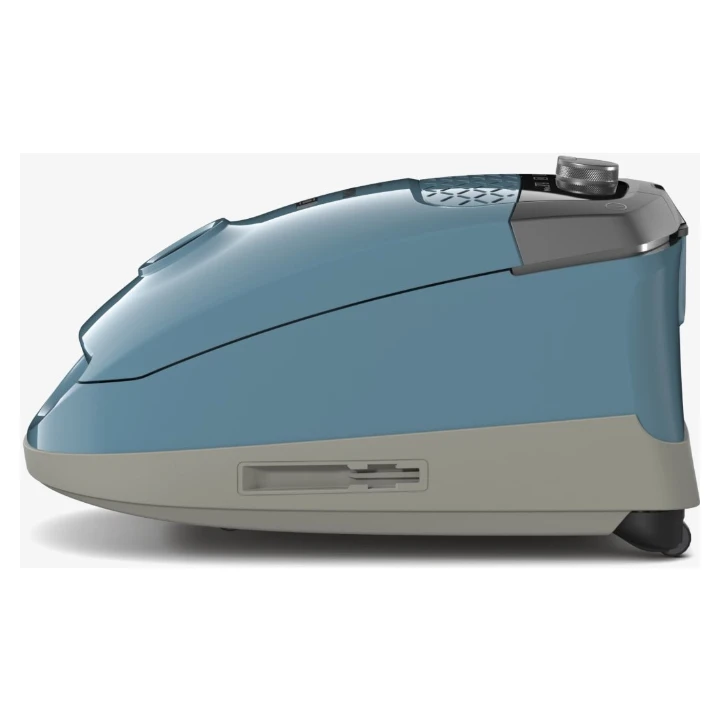 Aspirator cu sac Miele Guard S1 albastru, din lateral