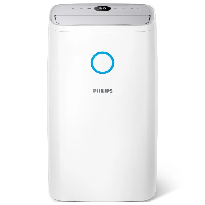 Dezumidificator Philips seria 3000 DE3306/11, alb, cu inel de lumină pe față
