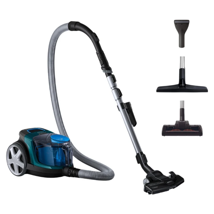 Aspirator fără sac Philips PowerPro Compact FC9334/09, cu accesoriile