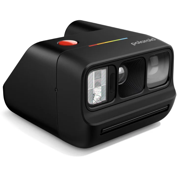 Polaroid Go Gen 3, negru, din trei sferturi