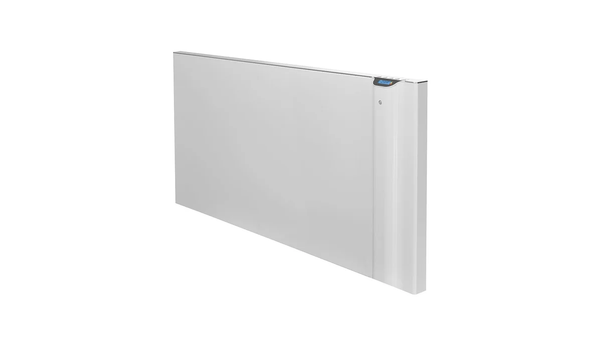 Radiatorul Radialight Dual Therm KLIMA 15 SMART WI-FI, alb, cu afișajul în colțul din dreapta sus