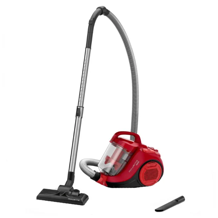 Aspiratorul fără sac Rowenta Swift Power Cyclonic RO2913EA, roșu, cu tub și perie