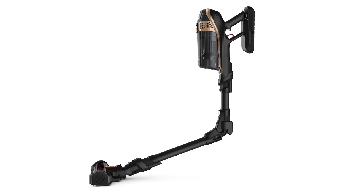 Aspiratorul Rowenta X-Force Flex 15.60 cu tubul pliat, pentru curățat sub mobilier