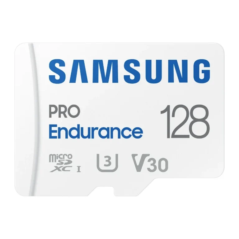 Cardul microSD Samsung PRO Endurance de 128 GB, alb