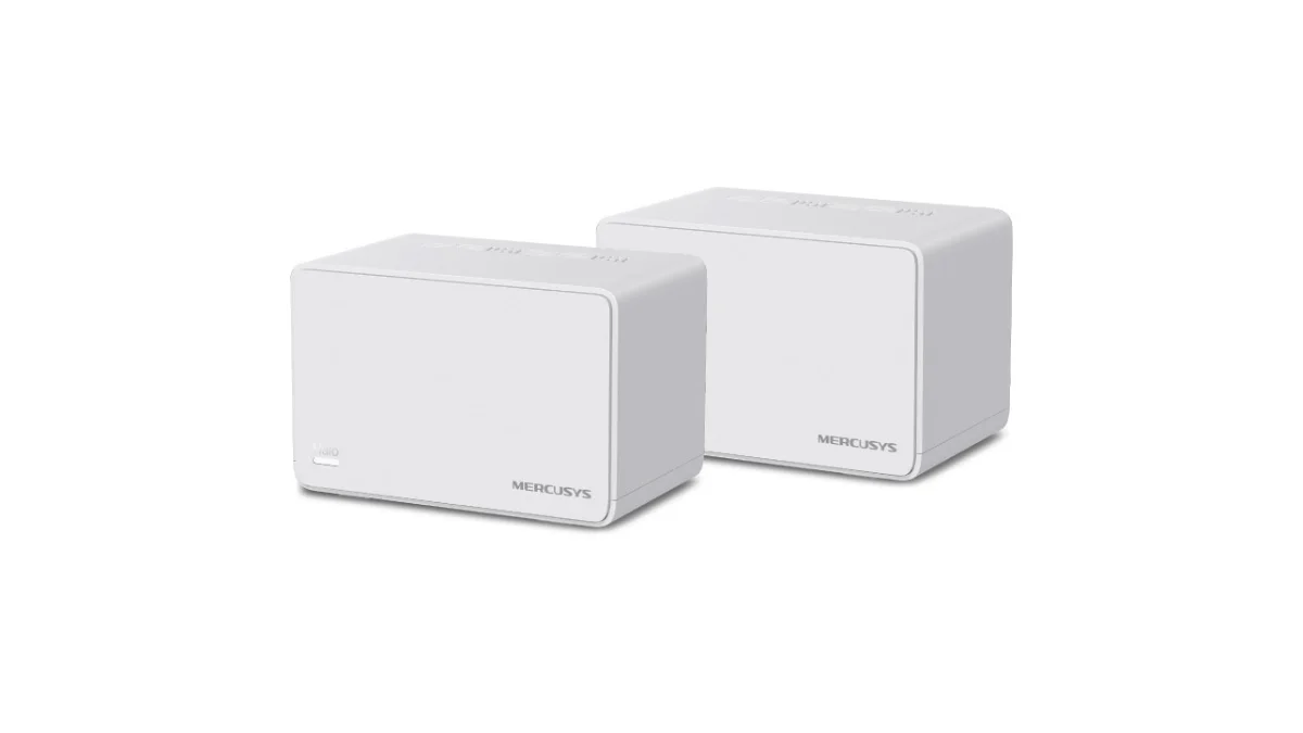 Sistem mesh Wi-Fi Mercusys Halo H80X, pachet de 2 unități