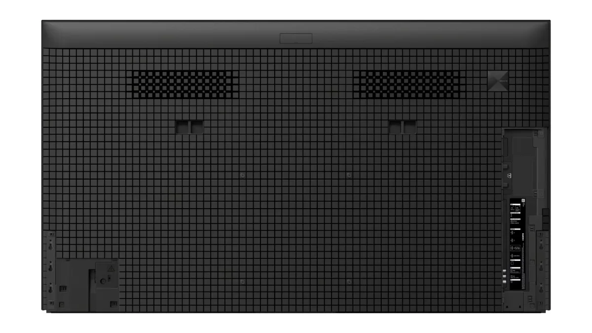 Spatele televizorului Sony BRAVIA 8 II de 55 inch, cu porturile grupate pe lateral