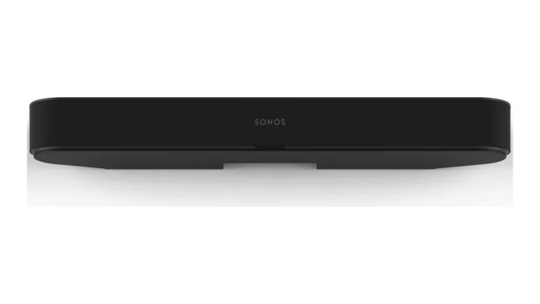 Soundbar Sonos Beam (Gen 2) negru, pe fundal alb